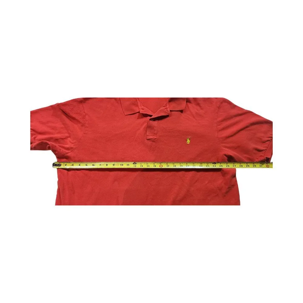 Polo Ralph Lauren Red Short Sleeve Polo Shirt Size‎ 2XLT